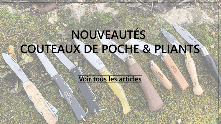 Nouveautés couteaux de poche et couteaux pliants sur www.couteau-magazine.com