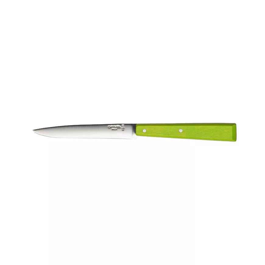 Couteau de table Opinel n°125 coloris vert pomme gamme Bon Appétit