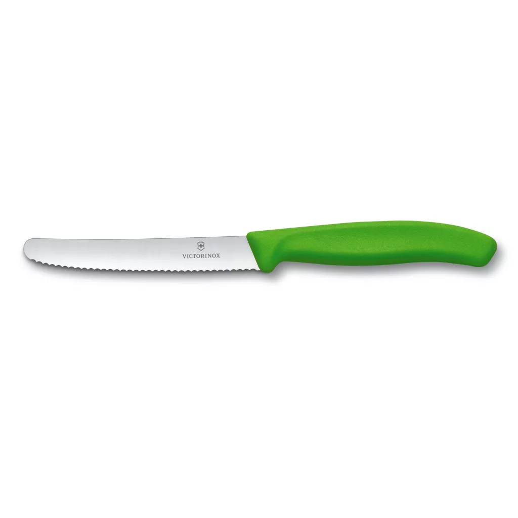 Couteau Swiss Classic coloris vert - office 11 cm