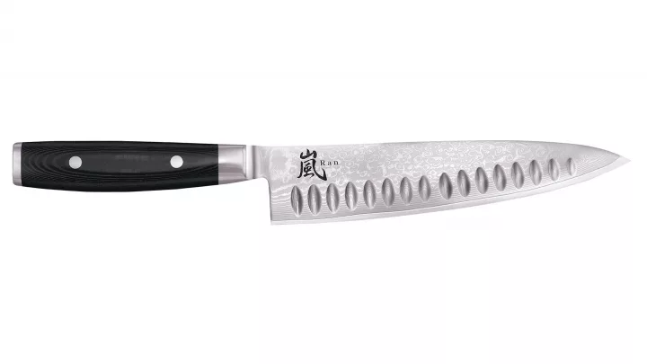 Couteau de chef japonais Yaxell Ran - lame alvéolée 20 cm